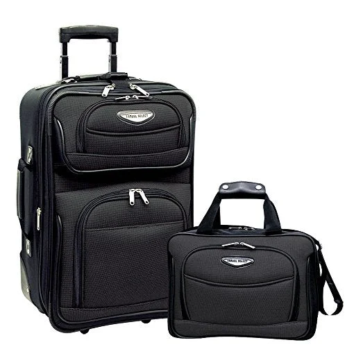 Women's TSA - Approved Luggage Locks in Rose Gold for Secure TravelTravel Select Amsterdam Two Piece Carry-On Luggage Set - Grey