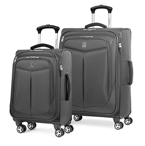 Travel Bag ID Card Holders in Clear Vinyl with LanyardsTravelpro Inflight 2 Piece Spinner Luggage Set, Black Travel Bag ID Card Holders in Clear Vinyl with LanyardsTravelpro Inflight 2 Piece Spinner Luggage Set, Black