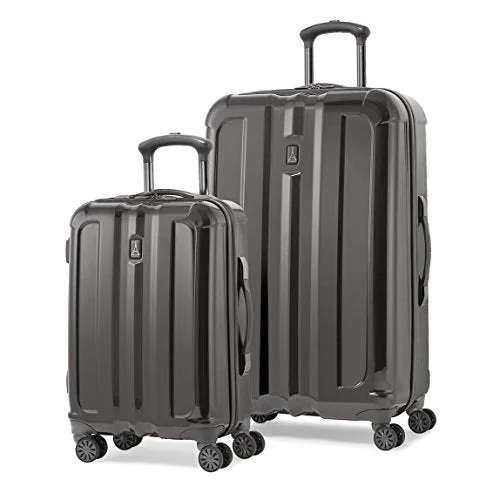 Compression Packing Cubes in Black and White for Saving Luggage SpaceTravelpro Inflight Lite Two-Piece Hardside Spinner Set (20"/29") (Exclusive To Amazon), Gunmetal Compression Packing Cubes in Black and White for Saving Luggage SpaceTravelpro Inflight Lite Two-Piece Hardside Spinner Set (20"/29") (Exclusive To Amazon), Gunmetal