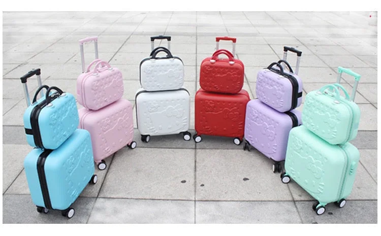 Travel - Size Toiletry Bottles with Leak - Proof Caps in ClearWholesale!Girls Cute 14 16 Abs Hello Kitty Travel Luggage Sets,High Quality Female Lovely Travel Travel - Size Toiletry Bottles with Leak - Proof Caps in ClearWholesale!Girls Cute 14 16 Abs Hello Kitty Travel Luggage Sets,High Quality Female Lovely Travel