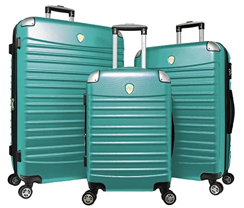 Women's TSA - Approved Luggage Locks in Rose Gold for Secure TravelWorld Traveler Expedition 3-Piece Hardside Spinner Luggage Set, Green Women's TSA - Approved Luggage Locks in Rose Gold for Secure TravelWorld Traveler Expedition 3-Piece Hardside Spinner Luggage Set, Green