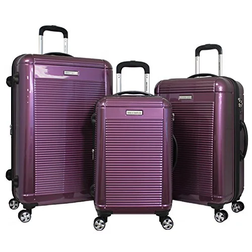 Expandable Travel Toiletry Bags in Clear Plastic for Easy Airport ScreeningWorld Traveler Regal 3-Piece Hardside Lightweight Spinner Luggage Set, Purple Expandable Travel Toiletry Bags in Clear Plastic for Easy Airport ScreeningWorld Traveler Regal 3-Piece Hardside Lightweight Spinner Luggage Set, Purple