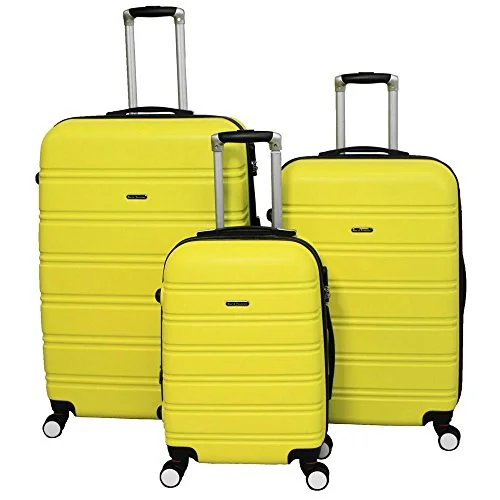 Foldable Travel Laundry Bags in Floral Print for Keeping Clothes OrganizedWorld Traveler Regis Hardside Expandable Spinner Luggage Set, Yellow Foldable Travel Laundry Bags in Floral Print for Keeping Clothes OrganizedWorld Traveler Regis Hardside Expandable Spinner Luggage Set, Yellow