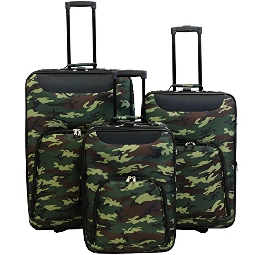 Detachable Travel Bag Shoulder Straps in Beige with Cushioned PadsWorld Traveler Vogue Expandable Upright Luggage Set, Camouflage Detachable Travel Bag Shoulder Straps in Beige with Cushioned PadsWorld Traveler Vogue Expandable Upright Luggage Set, Camouflage
