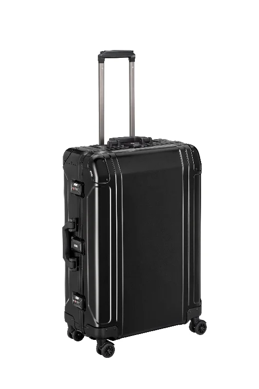 Women's Travel Makeup Bags with Mirror in Pink and BlackGEO Aluminum 3.0 26" Spinner Medium Luggage Women's Travel Makeup Bags with Mirror in Pink and BlackGEO Aluminum 3.0 26" Spinner Medium Luggage