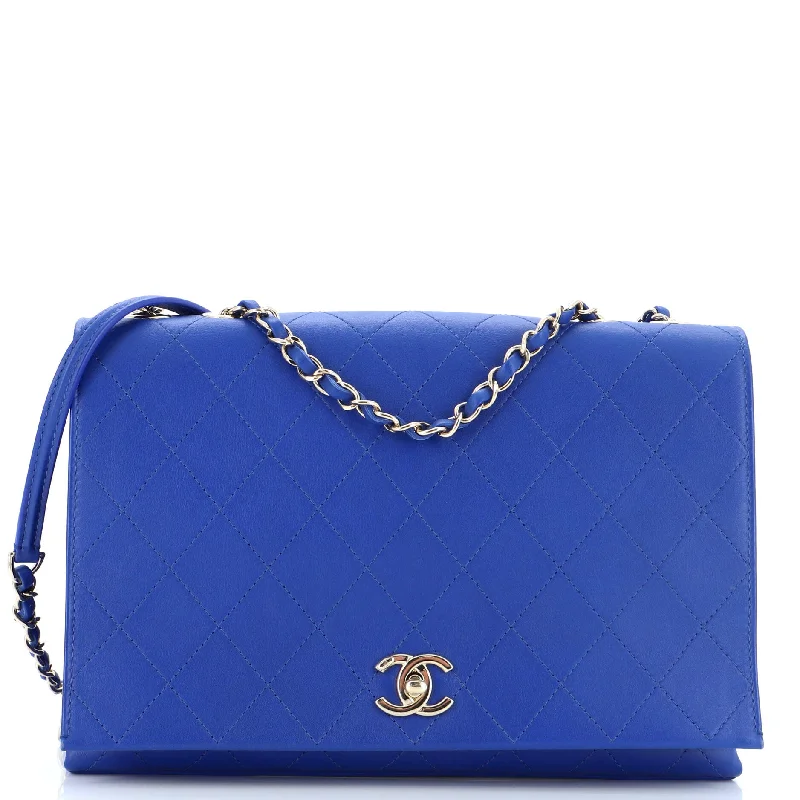 Embroidered Denim Shoulder Bag in Blue for a Vintage Vibe3 Compartment Flap Bag Quilted Calfskin Large Embroidered Denim Shoulder Bag in Blue for a Vintage Vibe3 Compartment Flap Bag Quilted Calfskin Large