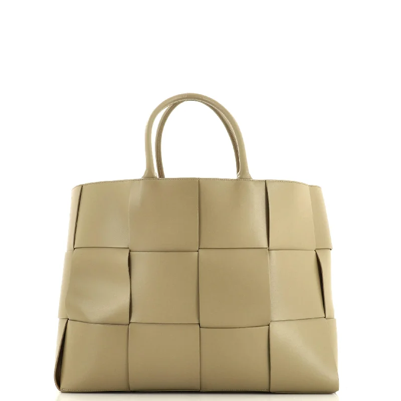 Oversized Jute Tote Bag in Natural Color with Rope Handles for a Beach VacationArco Tote Maxi Intrecciato Leather Large Oversized Jute Tote Bag in Natural Color with Rope Handles for a Beach VacationArco Tote Maxi Intrecciato Leather Large