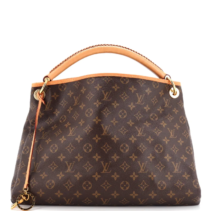 Printed Silk Shoulder Bag in Red for a Pop of ColorArtsy Handbag Monogram Canvas GM