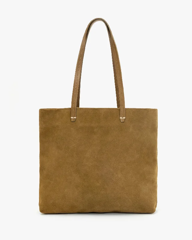 Monogrammed Tote Bag in Brown Leather with Personalized Initials for a Custom and Elegant TouchBande Tote