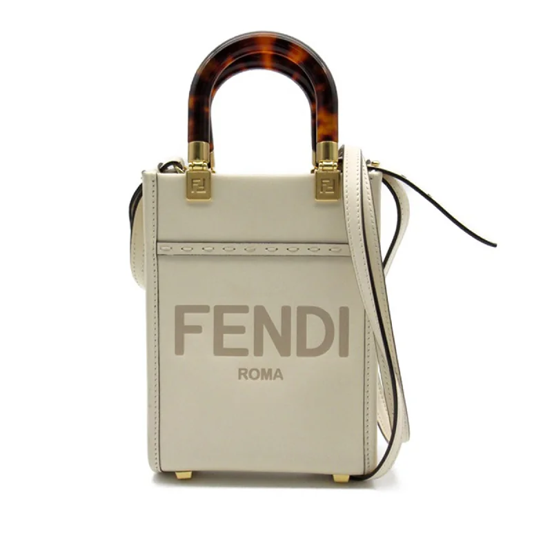 Waterproof Tote Bag in Yellow for Outdoor Activities in Wet WeatherBeige Fendi Mini Sunshine Shopper Tote Satchel