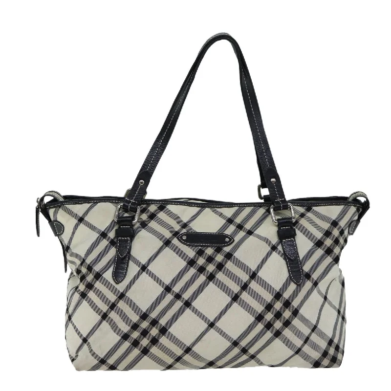 Large Capacity Genuine Leather Women's Tote Bag in Black for Work and CommutingTote Bag with Adjustable Shoulder Strap in Olive Green for Comfortable CarryingBurberry blue Label  Canvas Tote Bag (Pre-Owned)