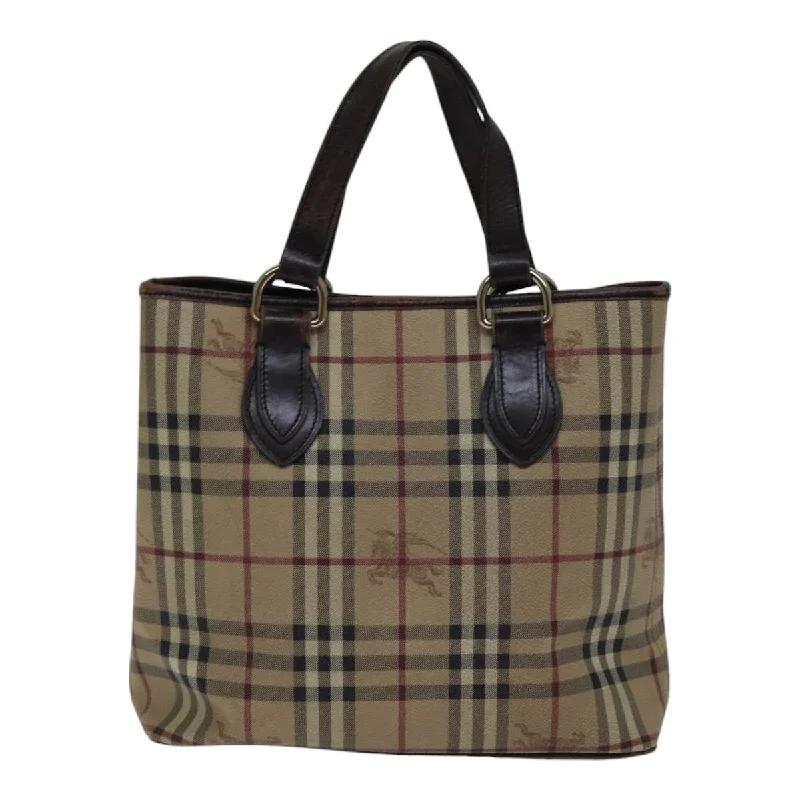 Women's Tote Bag with Magnetic Closure in Orange for Easy Access on the GoLinen Tote Bag in Natural Beige with Braided Details for a Rustic Summer EnsembleBurberry Haymarket  Canvas Tote Bag (Pre-Owned)