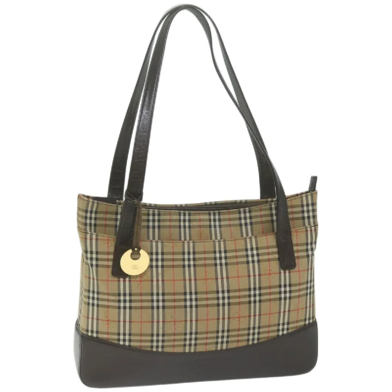 Women's Printed Tote Bag in Floral Patterns for a Spring - Themed Shopping TripWomen's Tote Bag with Detachable Pouch in Purple for Added ConvenienceBurberry House Check  Canvas Tote Bag (Pre-Owned)