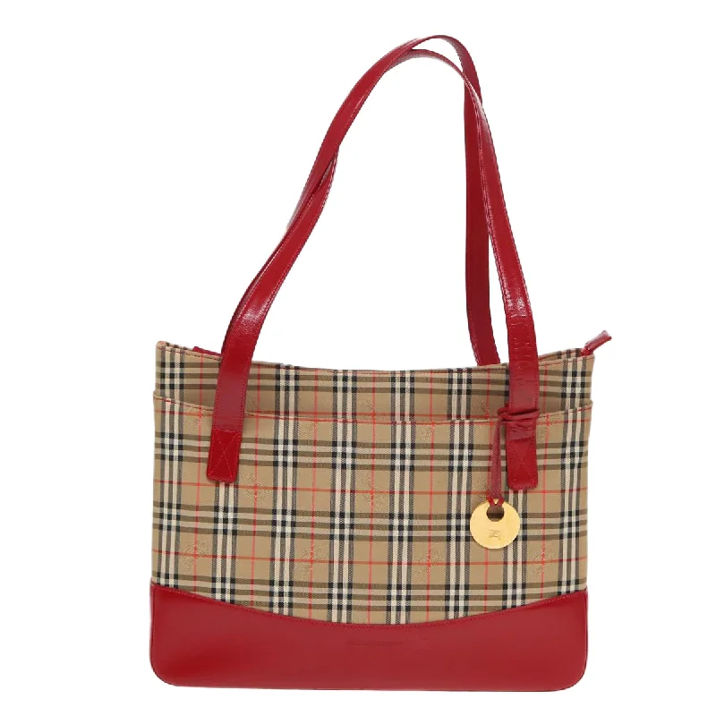 Monogrammed Tote Bag in Brown Leather with Personalized Initials for a Custom and Elegant TouchFaux Fur - Trimmed Tote Bag in White for a Cozy Winter LookBurberry Nova Check  Canvas Tote Bag (Pre-Owned)