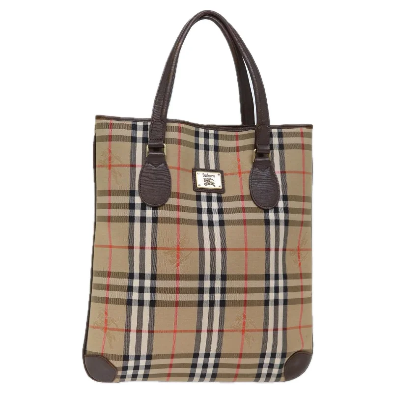Women's Tote Bag with Inner Compartments in Gray for Organizing Everyday EssentialsSmall Vegan Leather Tote Bag in Blush Pink with Gold - Tone Hardware for a Feminine and Stylish AccessoryBurberry Nova Check  Canvas Tote Bag (Pre-Owned)