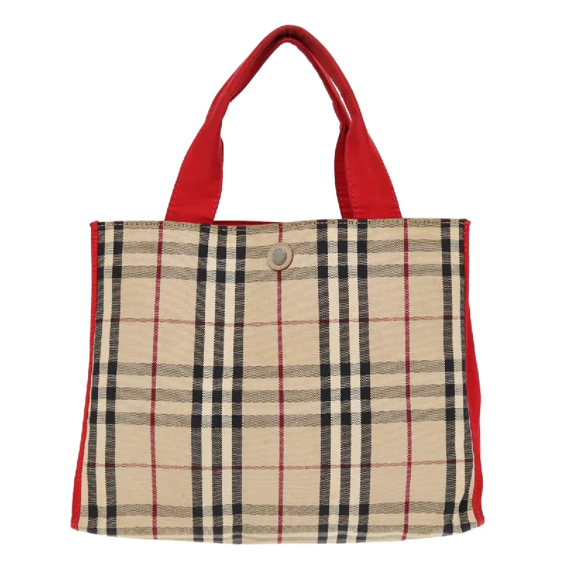 Women's Tote Bag with Detachable Pouch in Purple for Added ConvenienceWomen's Tote Bag with Inner Compartments in Gray for Organizing Everyday EssentialsBurberry Nova Check  Canvas Tote Bag (Pre-Owned)