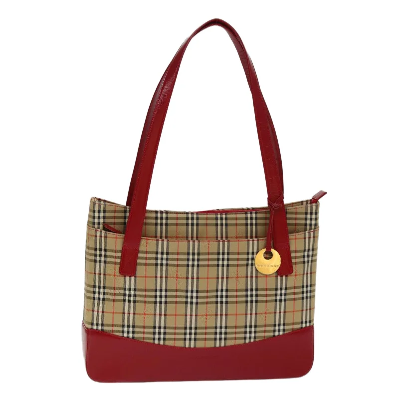 Women's Tote Bag with Detachable Pouch in Purple for Added ConvenienceWaterproof Tote Bag in Yellow for Outdoor Activities in Wet WeatherBurberry Nova Check  Canvas Tote Bag (Pre-Owned)