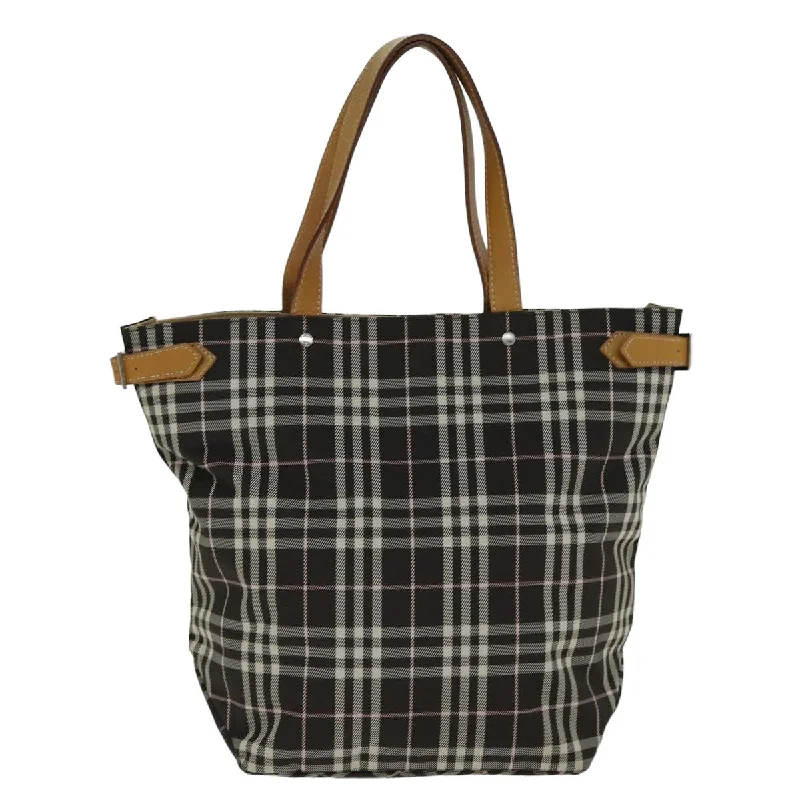 Women's Tote Bag with Detachable Pouch in Purple for Added ConvenienceWomen's Tote Bag with Inner Compartments in Gray for Organizing Everyday EssentialsBurberry Nova Check  Synthetic Tote Bag (Pre-Owned)