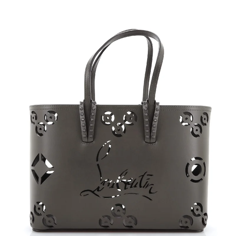 Tote Bag with RFID - Blocking Pocket in Black for Protecting Your Cards and InformationCabata East West Tote Perforated Leather Small
