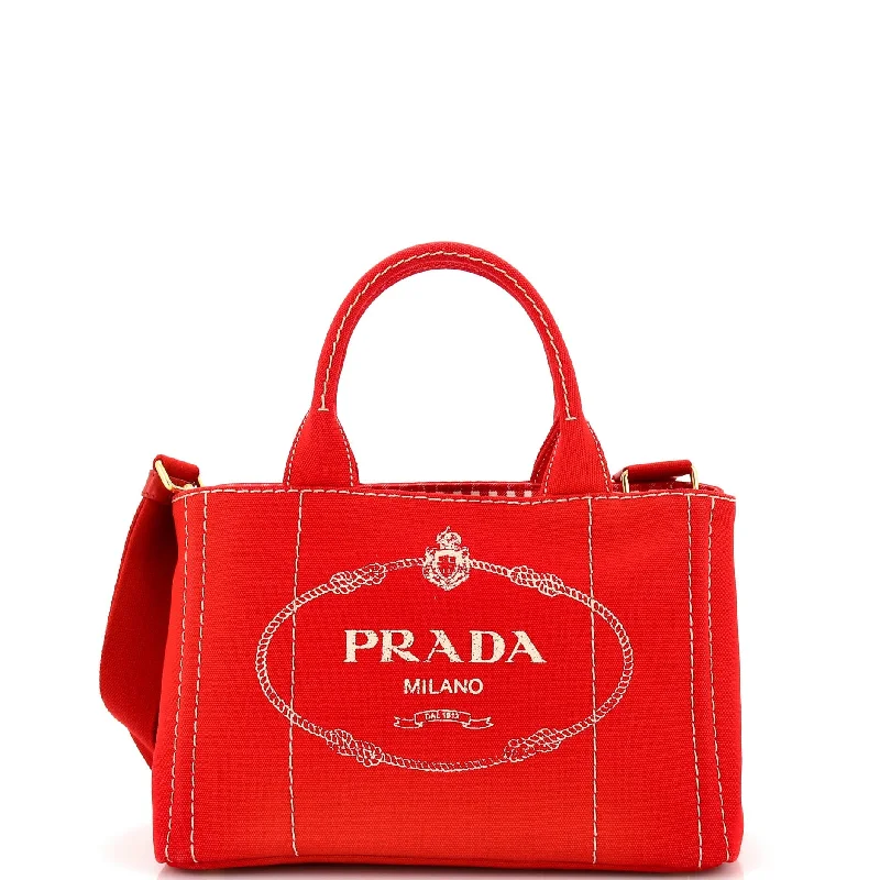 Tote Bag with RFID - Blocking Pocket in Black for Protecting Your Cards and InformationCanapa Convertible Tote Canvas Mini
