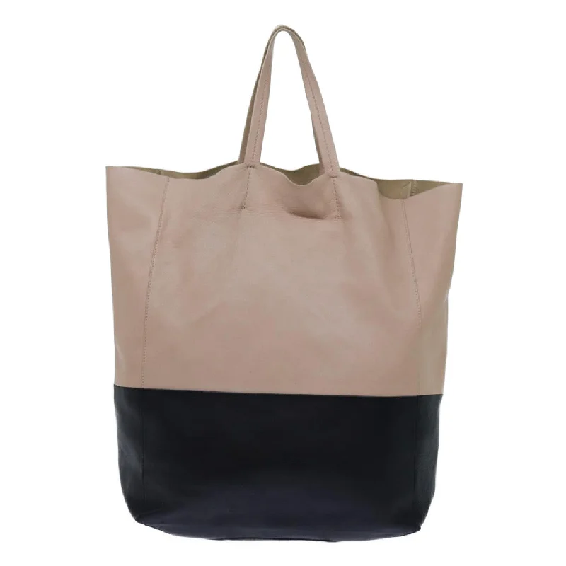 Monogrammed Tote Bag in Brown Leather with Personalized Initials for a Custom and Elegant TouchLarge Capacity Genuine Leather Women's Tote Bag in Black for Work and CommutingCéline  Leather Tote Bag (Pre-Owned)