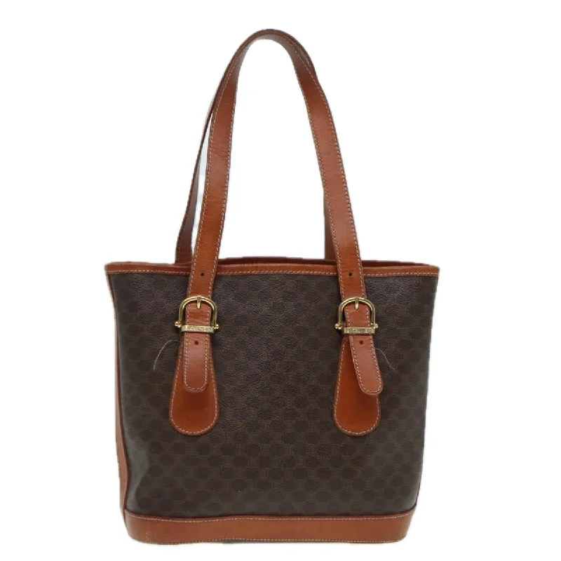Women's Printed Tote Bag in Floral Patterns for a Spring - Themed Shopping TripSmall Vegan Leather Tote Bag in Blush Pink with Gold - Tone Hardware for a Feminine and Stylish AccessoryCéline Macadam  Canvas Tote Bag (Pre-Owned)