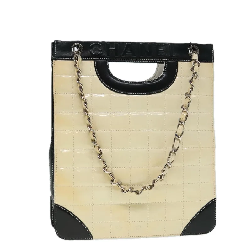 Women's Tote Bag with Detachable Pouch in Purple for Added ConveniencePatchwork Tote Bag in Denim with Vintage - Inspired Designs for a Retro AppealChanel Chocolate Bar  Patent Leather Tote Bag (Pre-Owned)