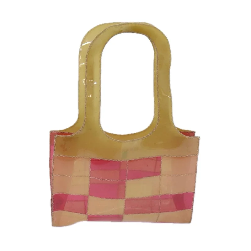 Women's Printed Tote Bag in Floral Patterns for a Spring - Themed Shopping TripGeometric - Printed Tote Bag in Multicolor for a Contemporary and Trendy OutfitChanel Jelly  Vinyl Tote Bag (Pre-Owned)
