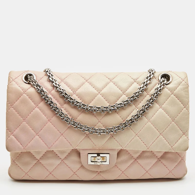 Quilted Shoulder Bag in Cream for a Classic and Elegant LookChanel Ombre Quilted Leather Reissue 2.55 Classic 226 Flap Bag