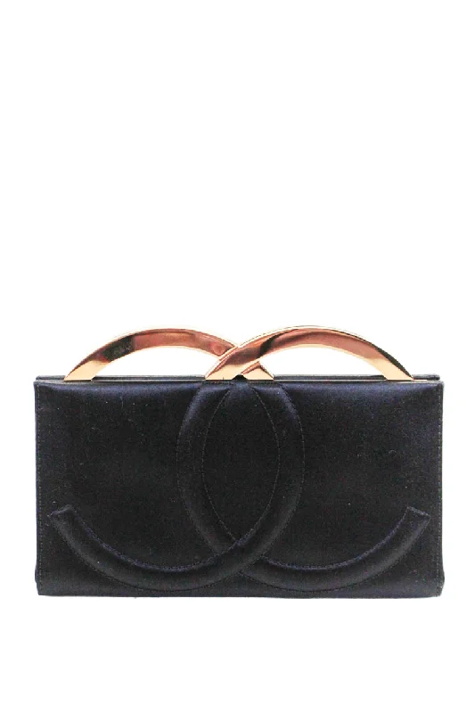 Tote Bag with Adjustable Shoulder Strap in Olive Green for Comfortable CarryingTote Bag with RFID - Blocking Pocket in Black for Protecting Your Cards and InformationChanel Womens Black Gold Tone 2004 CC Satin Clutch Bag Handbag Tote Bag with Adjustable Shoulder Strap in Olive Green for Comfortable CarryingTote Bag with RFID - Blocking Pocket in Black for Protecting Your Cards and InformationChanel Womens Black Gold Tone 2004 CC Satin Clutch Bag Handbag