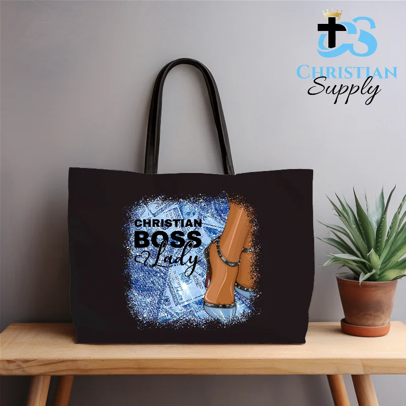Tote Bag with Adjustable Shoulder Strap in Olive Green for Comfortable CarryingChristian Boss Lady Blue Heels Tote Bag