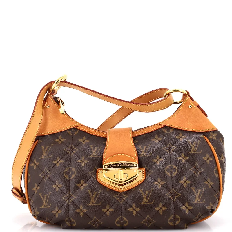 Women's Waterproof Nylon Shoulder Bag in Green for HikingCity Handbag Monogram Etoile PM