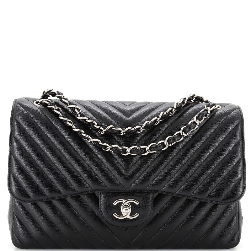 Women's Tote Bag with Zipper Closure in Red for Secure StorageClassic Double Flap Bag Chevron Caviar Jumbo Women's Tote Bag with Zipper Closure in Red for Secure StorageClassic Double Flap Bag Chevron Caviar Jumbo