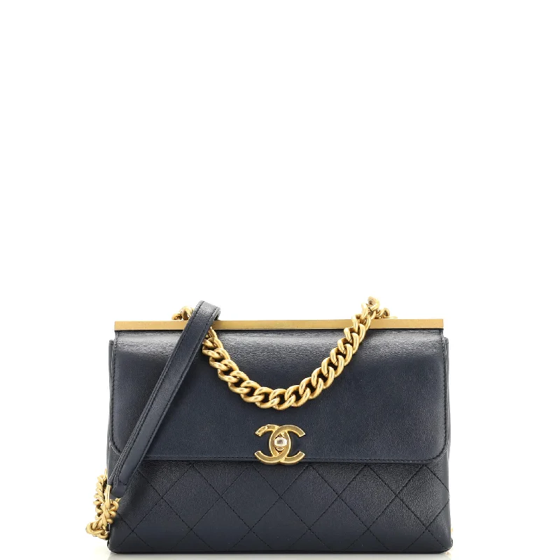 Women's Shoulder Bag with Adjustable Strap in Pink for ComfortCoco Luxe Flap Bag Quilted Lambskin Small