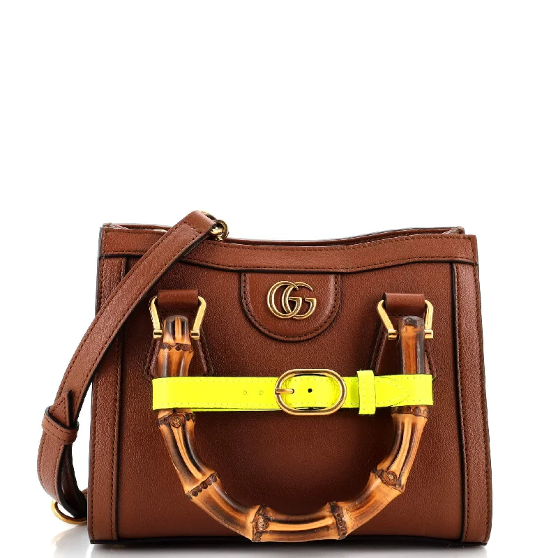 Women's Tote Bag with Detachable Pouch in Purple for Added ConvenienceDiana NM Bamboo Handle Tote Leather Mini Women's Tote Bag with Detachable Pouch in Purple for Added ConvenienceDiana NM Bamboo Handle Tote Leather Mini