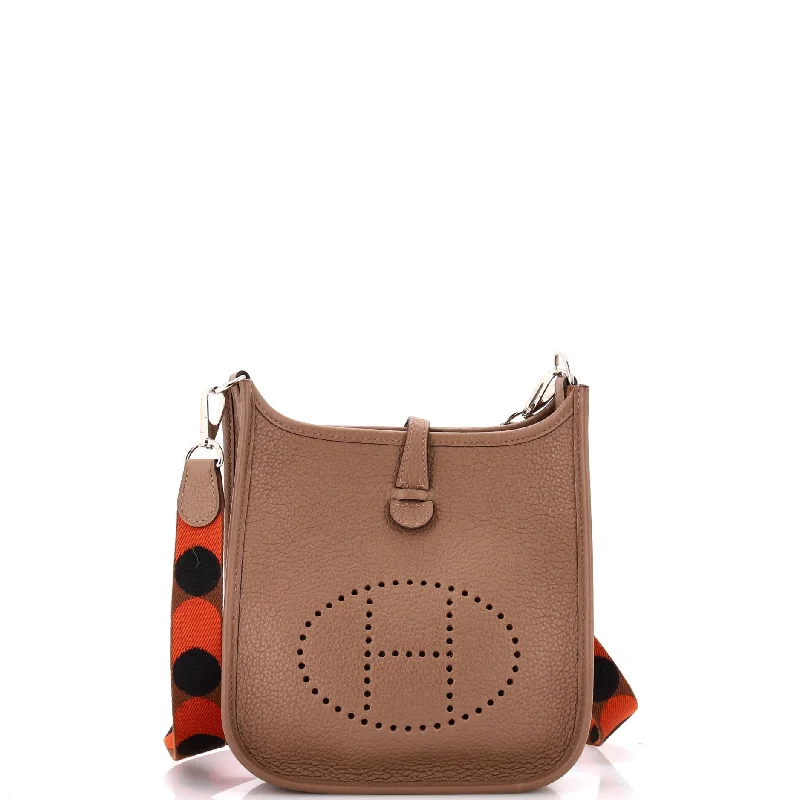 Women's Shoulder Bag with Fringe Details in Brown for a Bohemian StyleEvelyne Bag Gen III Clemence TPM