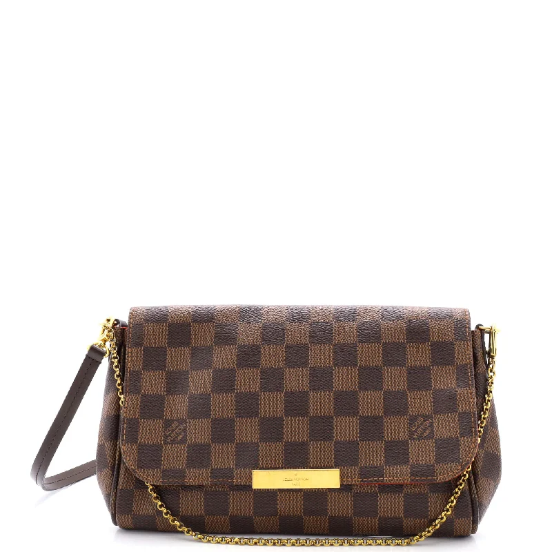 Women's Shoulder Bag with Faux Fur Strap in White for Winter StyleFavorite Handbag Damier MM