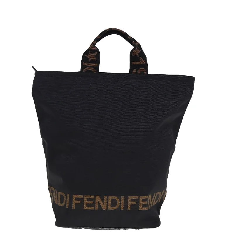 Monogrammed Tote Bag in Brown Leather with Personalized Initials for a Custom and Elegant TouchLinen Tote Bag in Natural Beige with Braided Details for a Rustic Summer EnsembleFendi Cabas  Canvas Tote Bag (Pre-Owned)