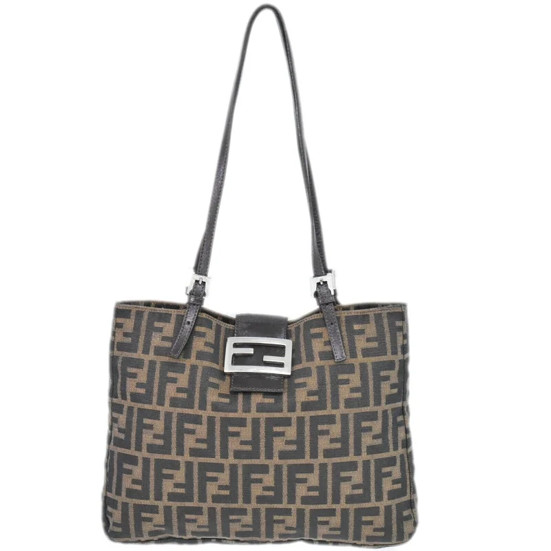 Metallic Tote Bag in Rose Gold with Chain Handles for a Glamorous Night OutLinen Tote Bag in Natural Beige with Braided Details for a Rustic Summer EnsembleFendi Zucca  Canvas Tote Bag (Pre-Owned)