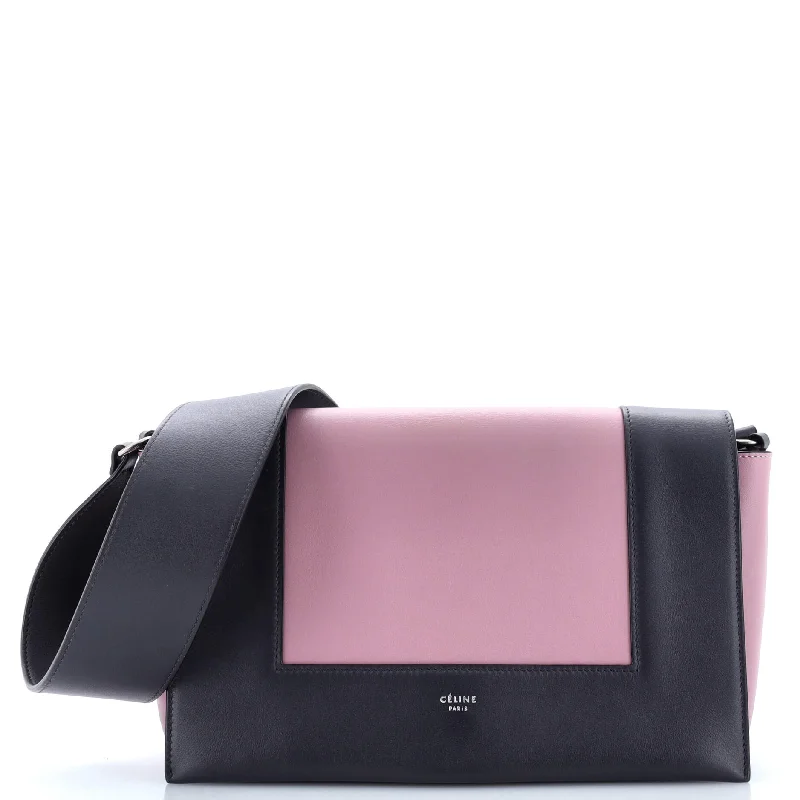 Shoulder Bag with Geometric Pattern in Multicolor for a Contemporary StyleFrame Shoulder Bag Leather Medium