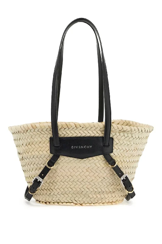 Shoulder Bag with Geometric Pattern in Multicolor for a Contemporary StyleGivenchy Raffia Voyou Shoulder Bag