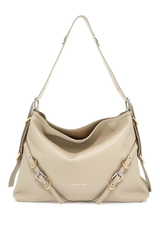 Women's Shoulder Bag with Fringe Details in Brown for a Bohemian StyleGivenchy Voyou Shoulder Bag