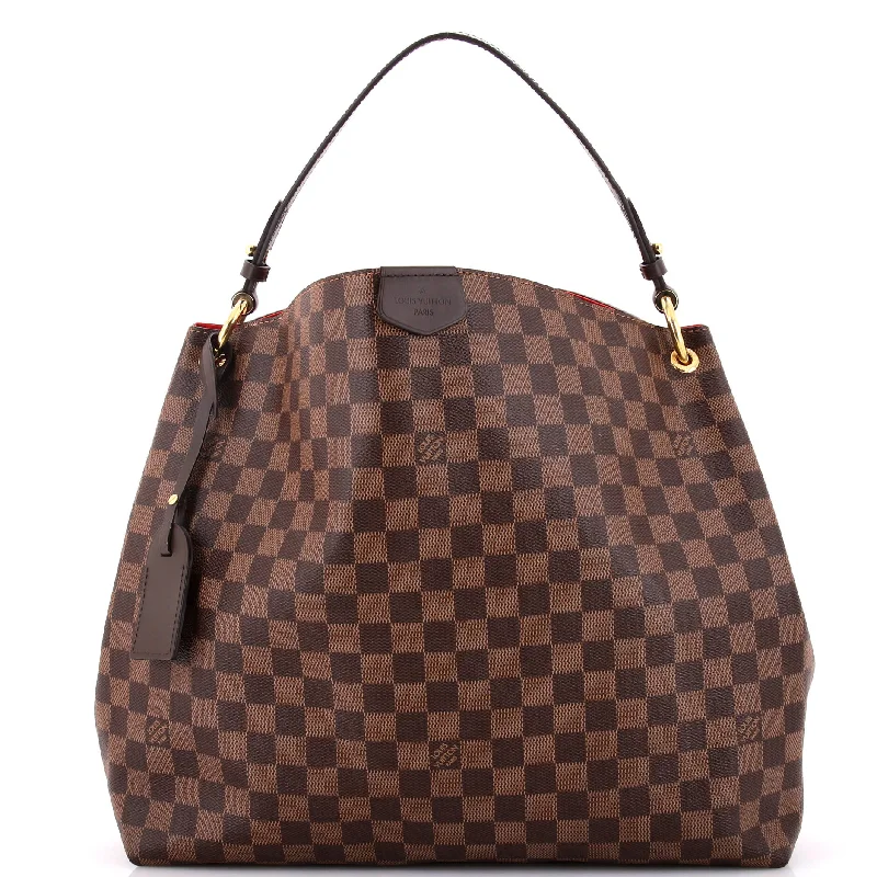 Vegan Leather Shoulder Bag in Gray for Ethical Fashion LoversQuilted Shoulder Bag in Cream for a Classic and Elegant LookGraceful Handbag Damier MM