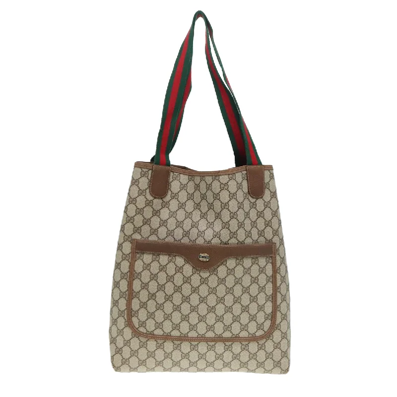Monogrammed Tote Bag in Brown Leather with Personalized Initials for a Custom and Elegant TouchFaux Fur - Trimmed Tote Bag in White for a Cozy Winter LookGucci Gg Canvas  Canvas Tote Bag (Pre-Owned)