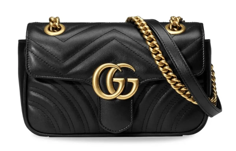 Quilted Shoulder Bag in Cream for a Classic and Elegant LookGucci GG Marmont Mini Black Chevron Leather with Gold Chain 446744 DTDIT 1000