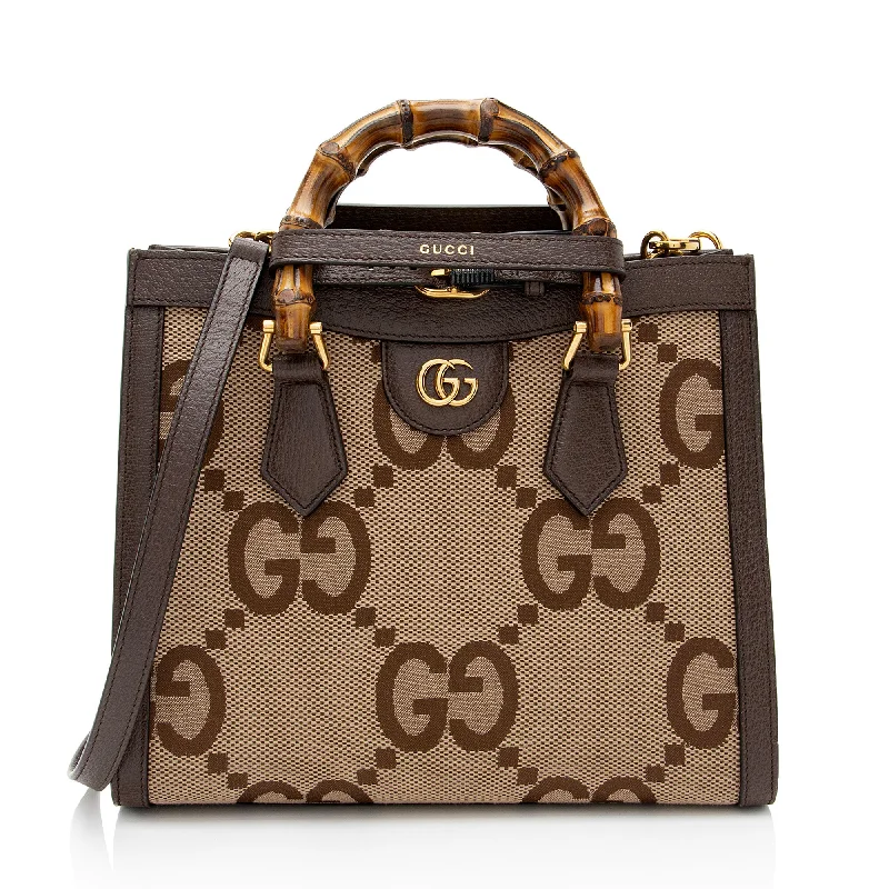 Medium - Sized Canvas Tote Bag in Navy Blue with Striped Pattern for a Nautical - Inspired LookWomen's Tote Bag with Inner Compartments in Gray for Organizing Everyday EssentialsGucci Jumbo GG Canvas Diana Small Tote Medium - Sized Canvas Tote Bag in Navy Blue with Striped Pattern for a Nautical - Inspired LookWomen's Tote Bag with Inner Compartments in Gray for Organizing Everyday EssentialsGucci Jumbo GG Canvas Diana Small Tote