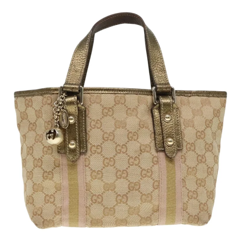 Women's Tote Bag with Magnetic Closure in Orange for Easy Access on the GoMonogrammed Tote Bag in Brown Leather with Personalized Initials for a Custom and Elegant TouchGucci Sherry  Canvas Tote Bag (Pre-Owned)