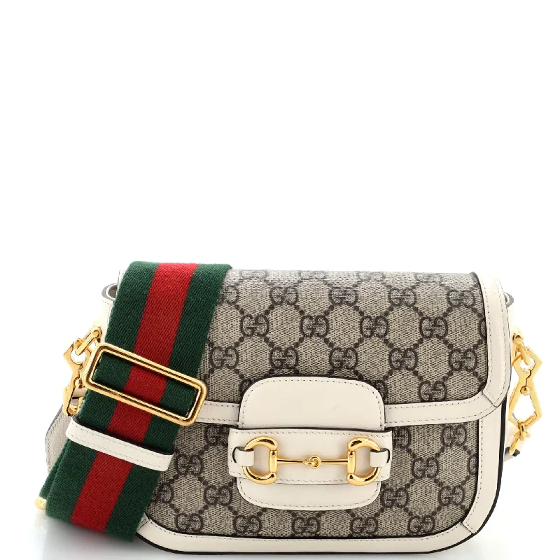 Horsebit 1955 Shoulder Bag GG Coated Canvas Mini