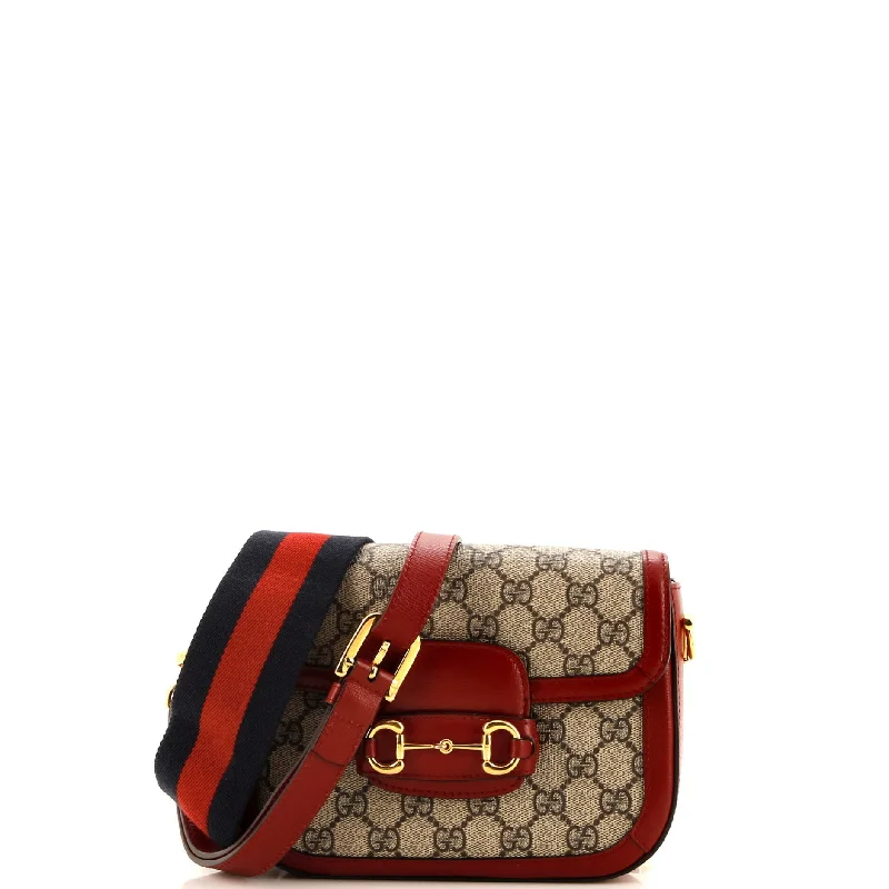 Quilted Shoulder Bag in Cream for a Classic and Elegant LookHorsebit 1955 Shoulder Bag GG Coated Canvas Mini