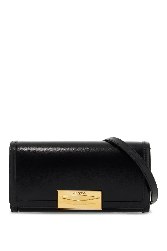 Women's Shoulder Bag with Floral Embroidery in Purple for Spring WalksJimmy Choo Diamond Mini Shoulder Bag